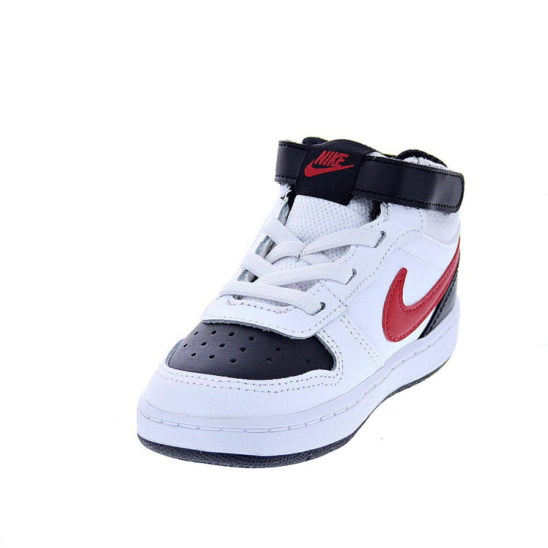 Zapatillas botas Nike zapatos Niño modelo Court Borought Blanco 