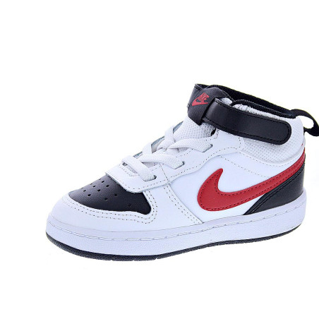 Zapatillas botas Nike zapatos Niño modelo Court Borought Blanco 