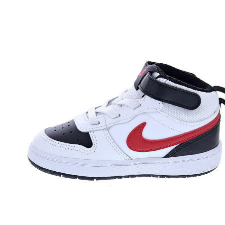 Zapatillas botas Nike zapatos Niño modelo Court Borought Blanco 