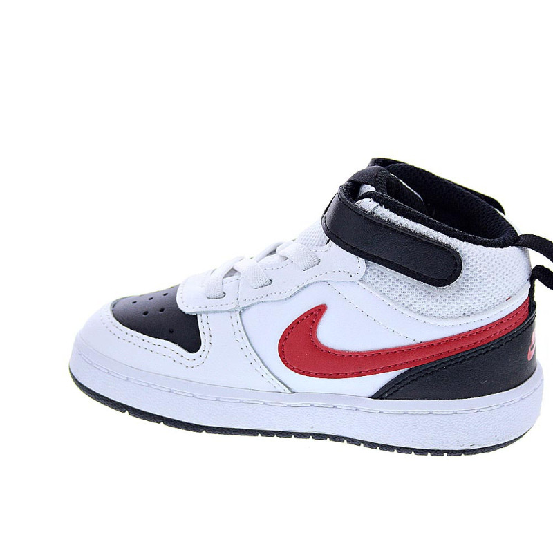 Zapatillas botas Nike zapatos Niño modelo Court Borought Blanco 