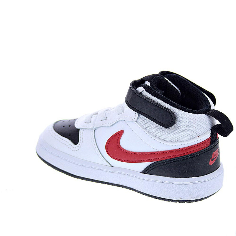 Zapatillas botas Nike zapatos Niño modelo Court Borought Blanco 