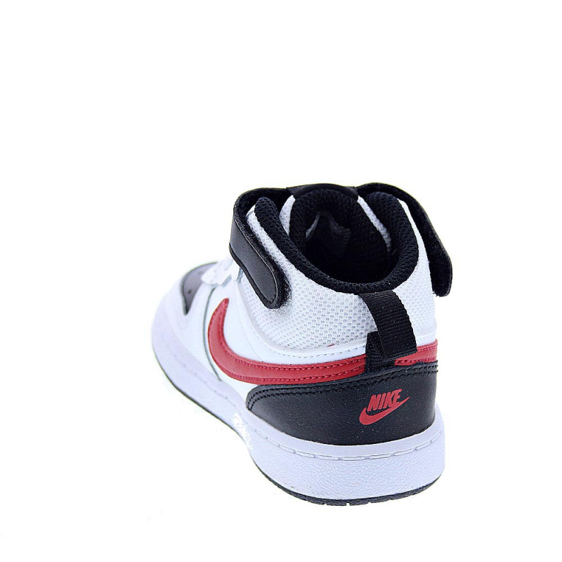 Zapatillas botas Nike zapatos Niño modelo Court Borought Blanco 