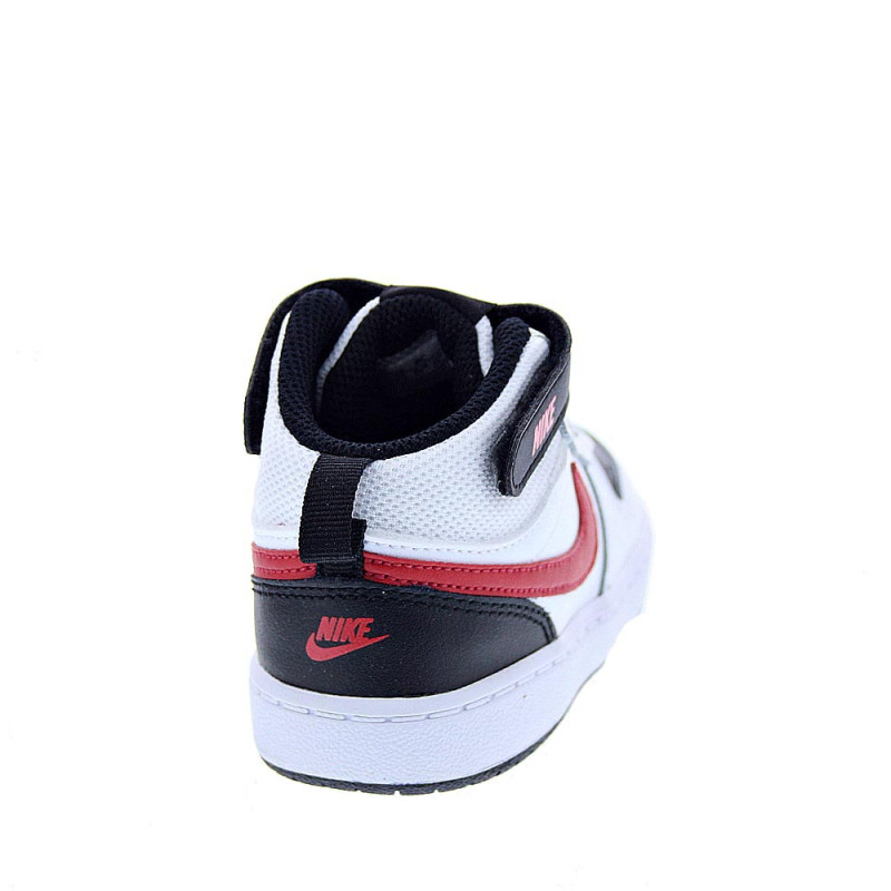Zapatillas botas Nike zapatos Niño modelo Court Borought Blanco 