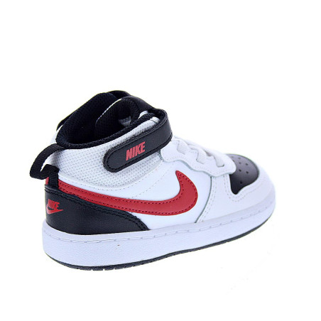 Zapatillas botas Nike zapatos Niño modelo Court Borought Blanco 