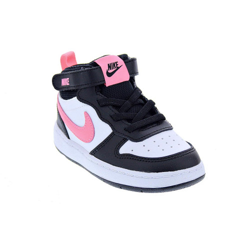 Zapatillas botas Nike zapatos Niña modelo Court Borought Negro 