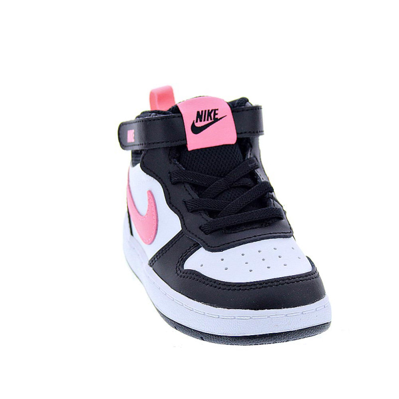 Zapatillas botas Nike zapatos Niña modelo Court Borought Negro 