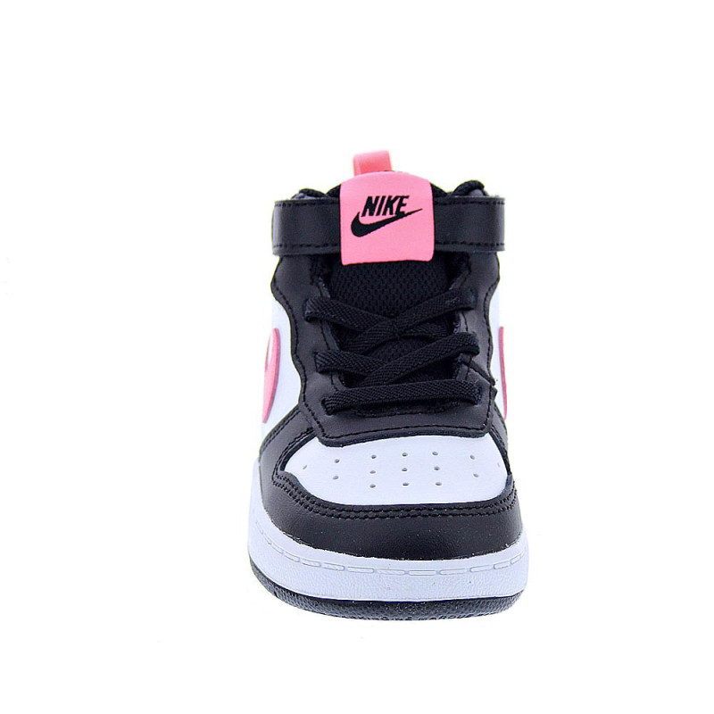 Zapatillas botas Nike zapatos Niña modelo Court Borought Negro 