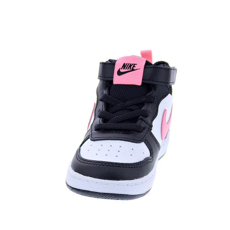 Zapatillas botas Nike zapatos Niña modelo Court Borought Negro 