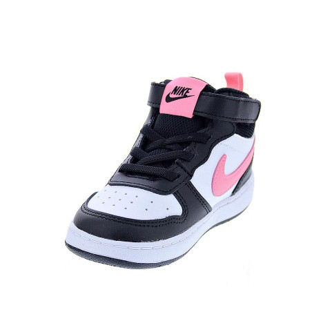 Zapatillas botas Nike zapatos Niña modelo Court Borought Negro 