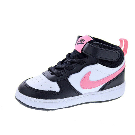Zapatillas botas Nike zapatos Niña modelo Court Borought Negro 