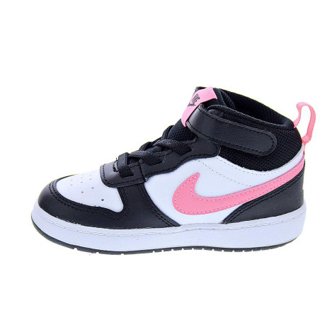 Zapatillas botas Nike zapatos Niña modelo Court Borought Negro 