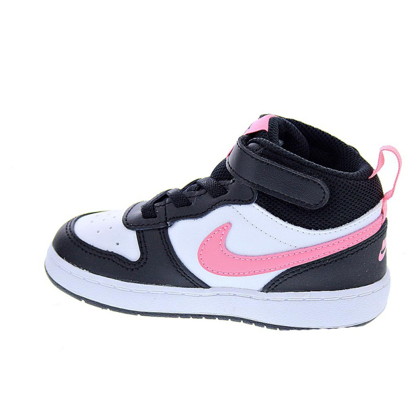 Zapatillas botas Nike zapatos Niña modelo Court Borought Negro 