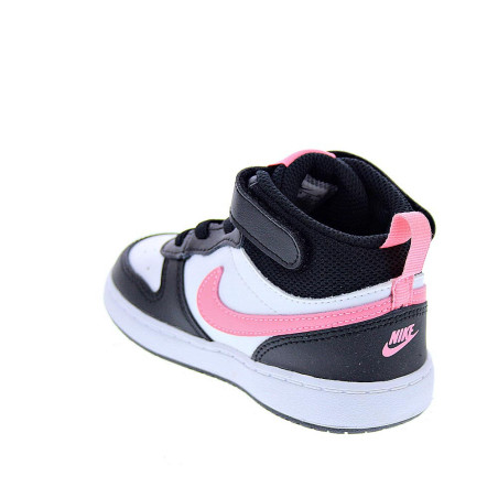 Zapatillas botas Nike zapatos Niña modelo Court Borought Negro 