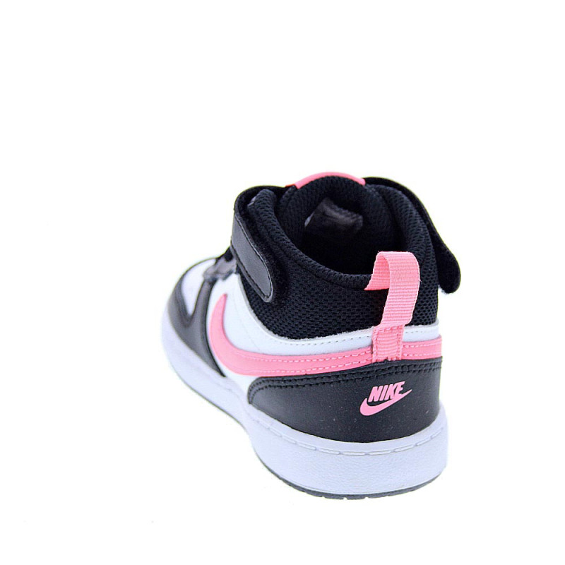 Zapatillas botas Nike zapatos Niña modelo Court Borought Negro 