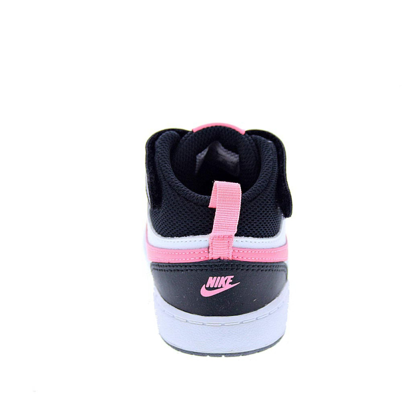 Zapatillas botas Nike zapatos Niña modelo Court Borought Negro 