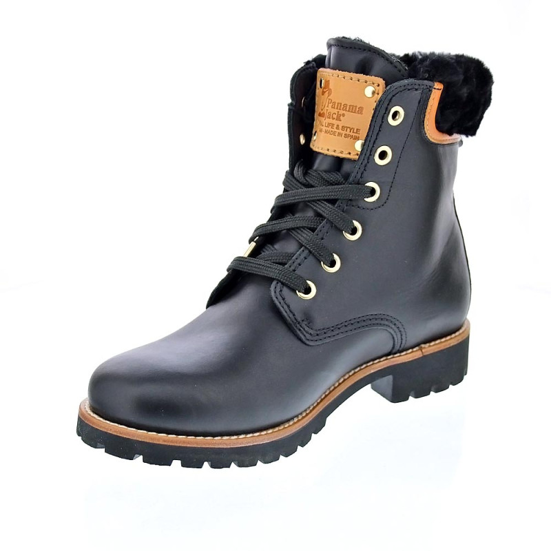 Botines Panama Jack zapatos Mujer modelo Panama 03 Igloo Negro 
