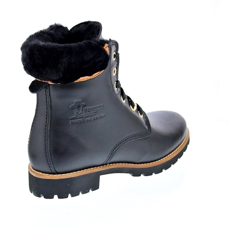 Botines Panama Jack zapatos Mujer modelo Panama 03 Igloo Negro 