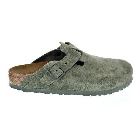 Zuecos Birkenstock zapatos Mujer modelo Thyme Verde 