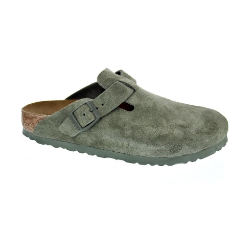 Zuecos Birkenstock zapatos Mujer modelo Thyme Verde 