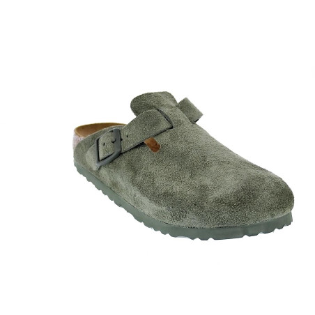 Zuecos Birkenstock zapatos Mujer modelo Thyme Verde 
