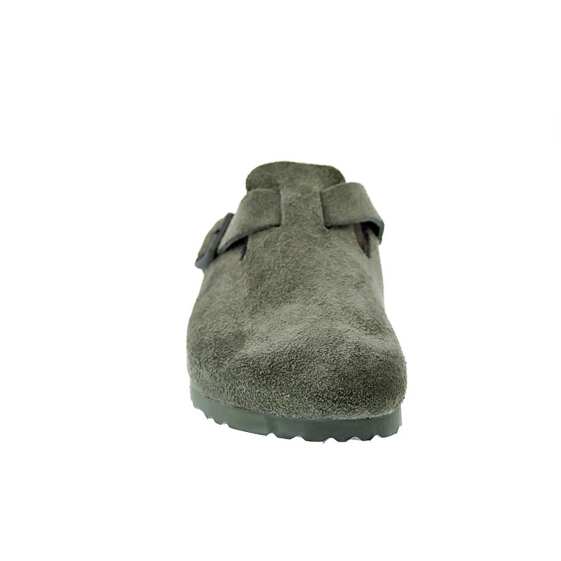 Zuecos Birkenstock zapatos Mujer modelo Thyme Verde 