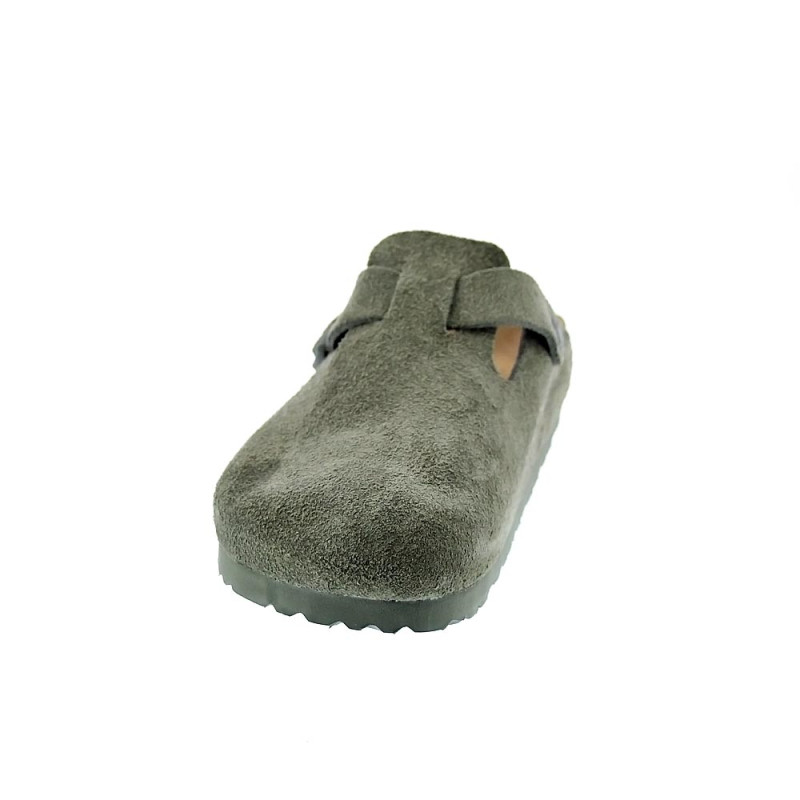 Zuecos Birkenstock zapatos Mujer modelo Thyme Verde 