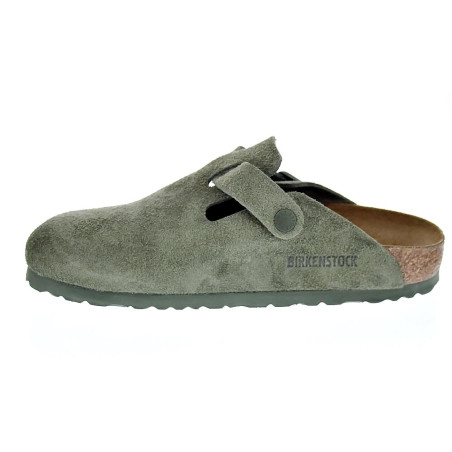 Zuecos Birkenstock zapatos Mujer modelo Thyme Verde 