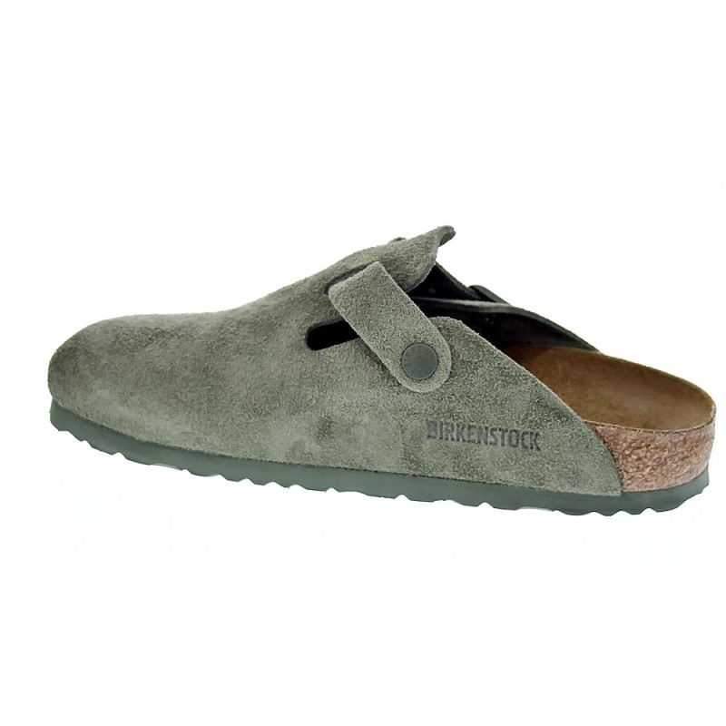 Zuecos Birkenstock zapatos Mujer modelo Thyme Verde 