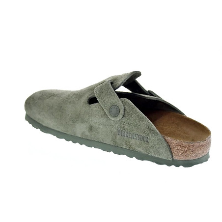 Zuecos Birkenstock zapatos Mujer modelo Thyme Verde 