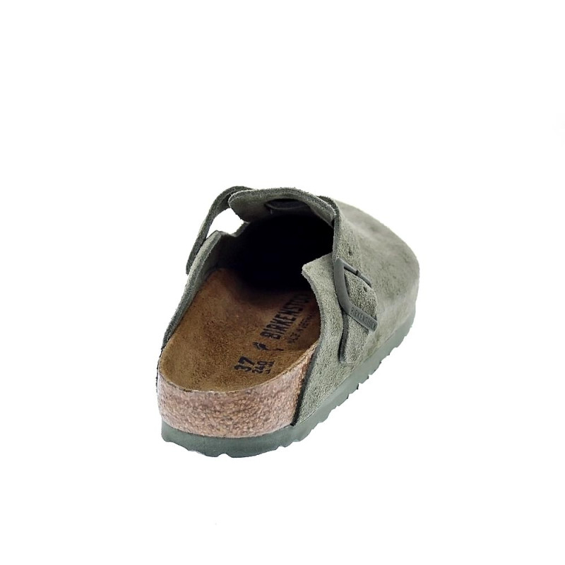 Zuecos Birkenstock zapatos Mujer modelo Thyme Verde 