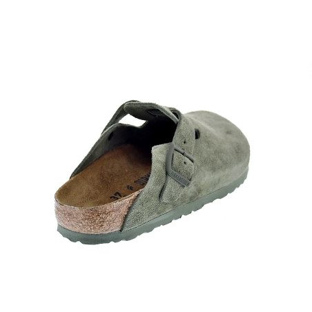 Zuecos Birkenstock zapatos Mujer modelo Thyme Verde 