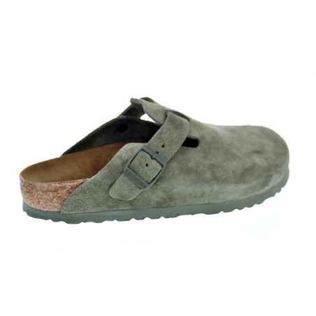 Zuecos Birkenstock zapatos Mujer modelo Thyme Verde 