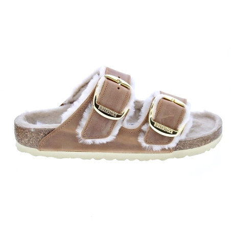 Sandalias Birkenstock zapatos Mujer modelo Arizona Big Buckle Marrón 