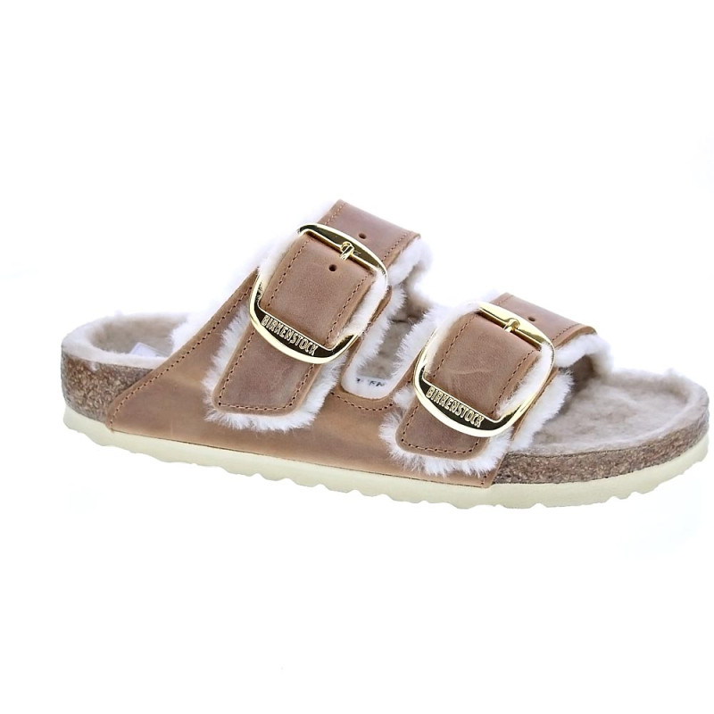 Sandalias Birkenstock zapatos Mujer modelo Arizona Big Buckle Marrón 