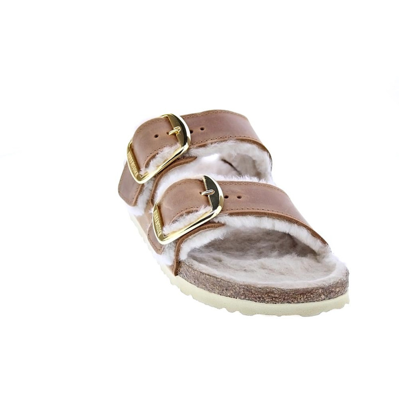 Sandalias Birkenstock zapatos Mujer modelo Arizona Big Buckle Marrón 