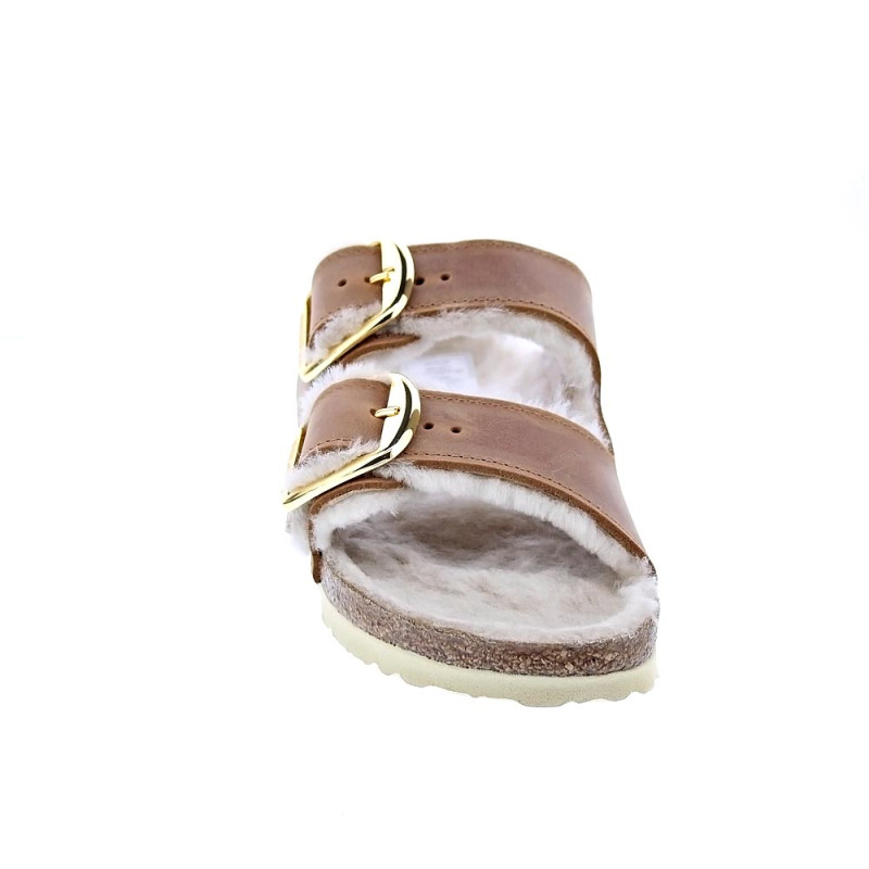 Sandalias Birkenstock zapatos Mujer modelo Arizona Big Buckle Marrón 