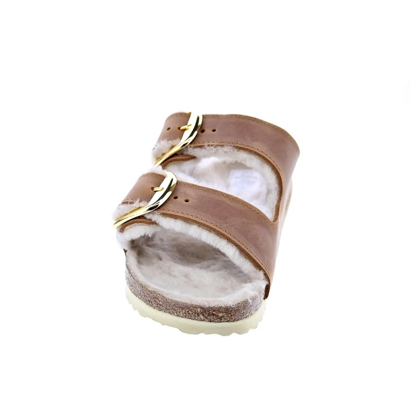 Sandalias Birkenstock zapatos Mujer modelo Arizona Big Buckle Marrón 