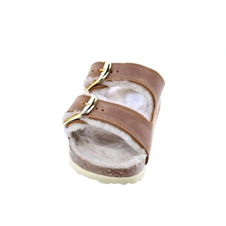 Sandalias Birkenstock zapatos Mujer modelo Arizona Big Buckle Marrón 