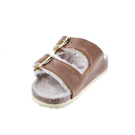 Sandalias Birkenstock zapatos Mujer modelo Arizona Big Buckle Marrón 