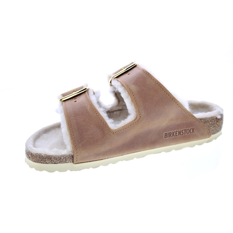 Sandalias Birkenstock zapatos Mujer modelo Arizona Big Buckle Marrón 