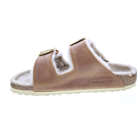 Sandalias Birkenstock zapatos Mujer modelo Arizona Big Buckle Marrón 