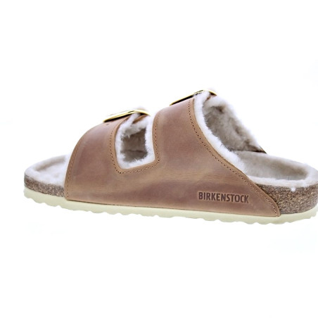 Sandalias Birkenstock zapatos Mujer modelo Arizona Big Buckle Marrón 