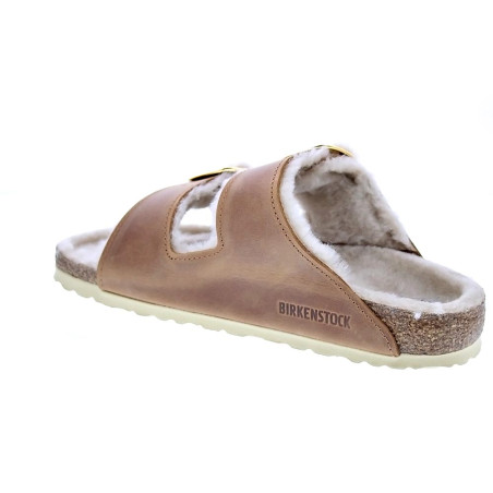 Sandalias Birkenstock zapatos Mujer modelo Arizona Big Buckle Marrón 