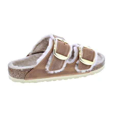 Sandalias Birkenstock zapatos Mujer modelo Arizona Big Buckle Marrón 