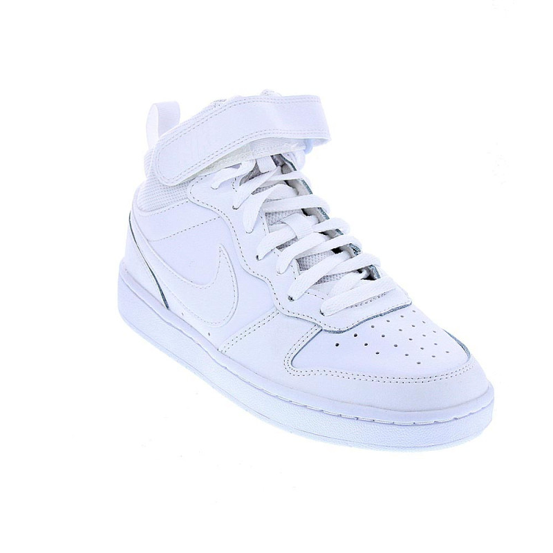Zapatillas botas Nike zapatos Niño modelo Court Borought Women Blanco 