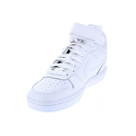 Zapatillas botas Nike zapatos Niño modelo Court Borought Women Blanco 