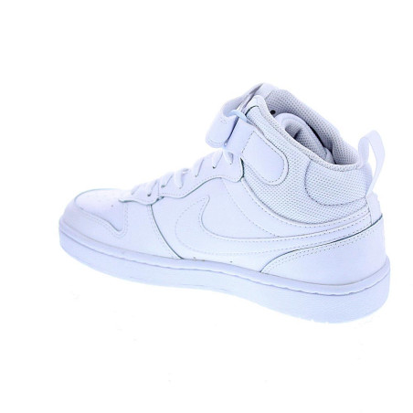 Zapatillas botas Nike zapatos Niño modelo Court Borought Women Blanco 