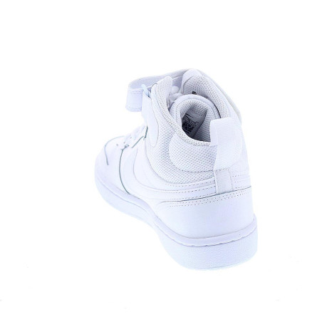 Zapatillas botas Nike zapatos Niño modelo Court Borought Women Blanco 