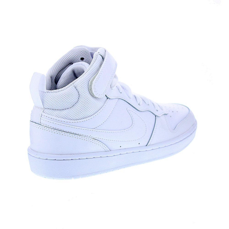 Zapatillas botas Nike zapatos Niño modelo Court Borought Women Blanco 