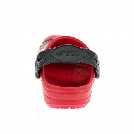 Zuecos Crocs zapatos Niño modelo Cc Lightning McQueen Clog Rojo 